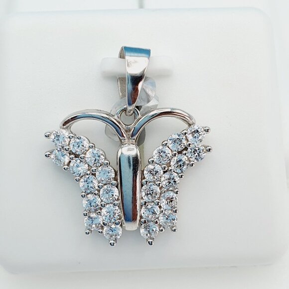 "925 Sterling Silver Cubic Zirconia Pendant, U19254761 - Picture 6 of 11